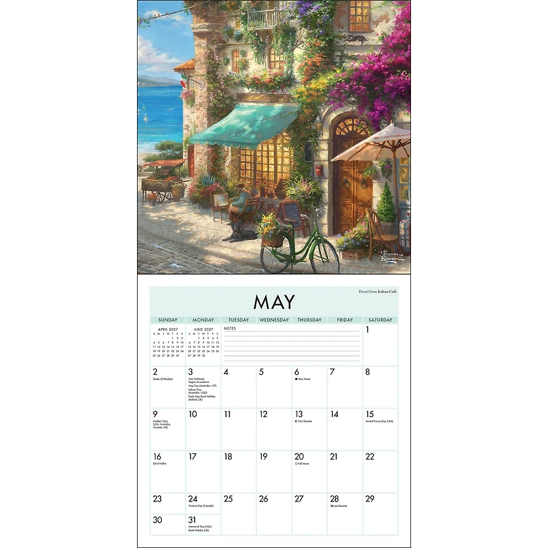 Thomas Kinkade Studios 2027 Mini Calendar