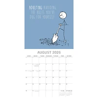 Scary Reality Of Adulting 2026 Wall Calendar