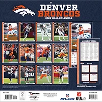 NFL Denver Broncos 2026 Wall Calendar - Online Only