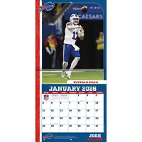 NFL Buffalo Bills Josh Allen 2026 Wall Calendar