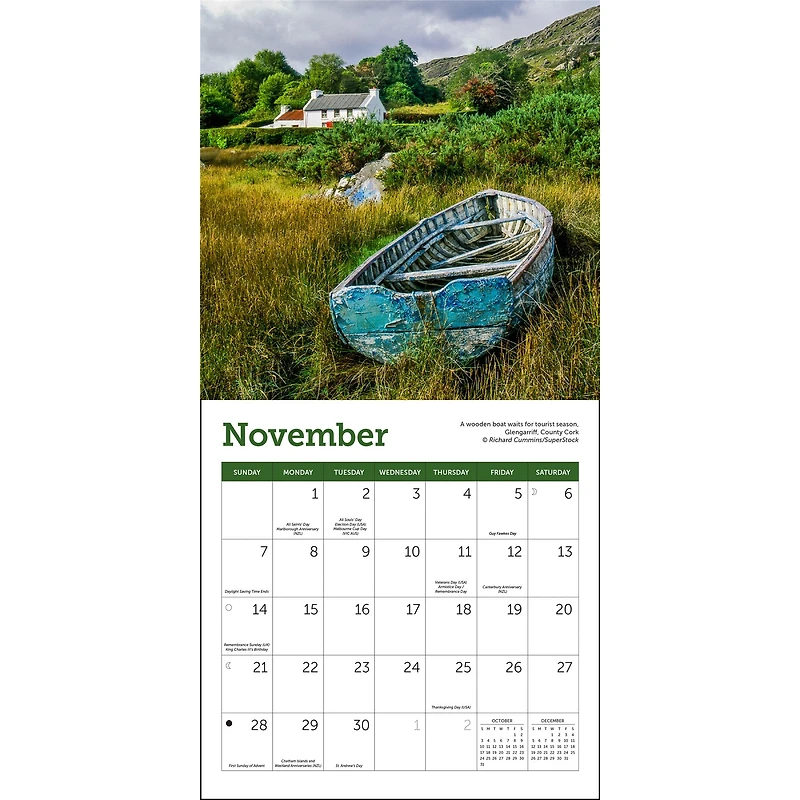 Ireland 2027 Mini Calendar