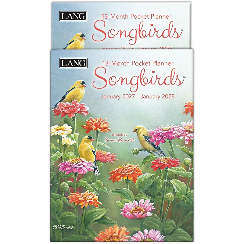 Songbirds 2027 Monthly Pocket Planner