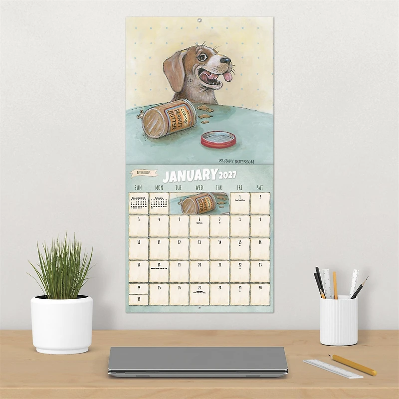 Gary Patterson - Dogs 2027 Wall Calendar - Online Only