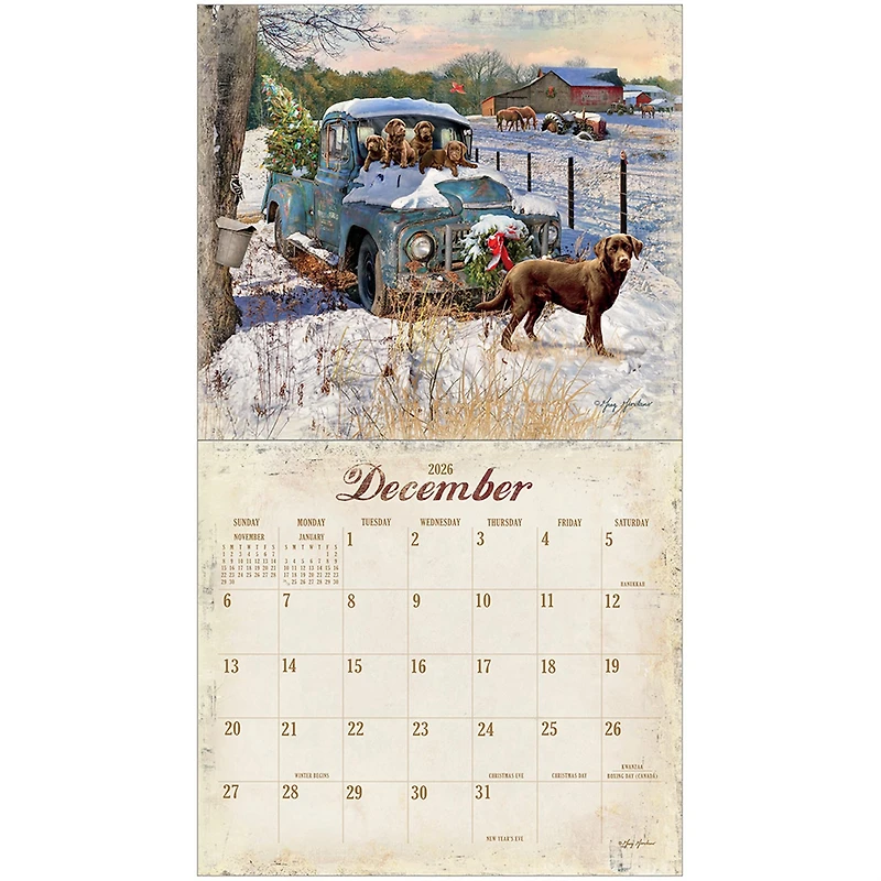 Heartland 2026 Deluxe Wall Calendar - Online Only