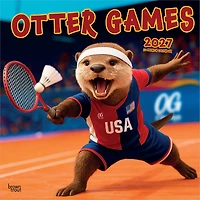 Otter Olympics 2027 Wall Calendar