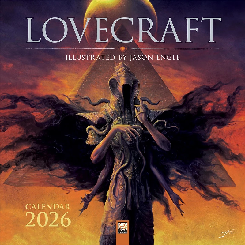 Lovecraft: Illustrated By Jason Engle 2026 Wall Calendar - Online Only