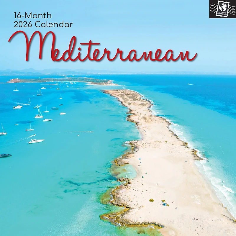 Mediterranean 2026 Wall Calendar
