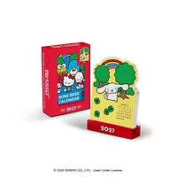 Hello Kitty and Friends Retro with Wood Stand 2027 Easel Calendar - Online Only