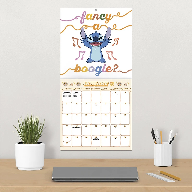 Stitch 2027 Wall Calendar