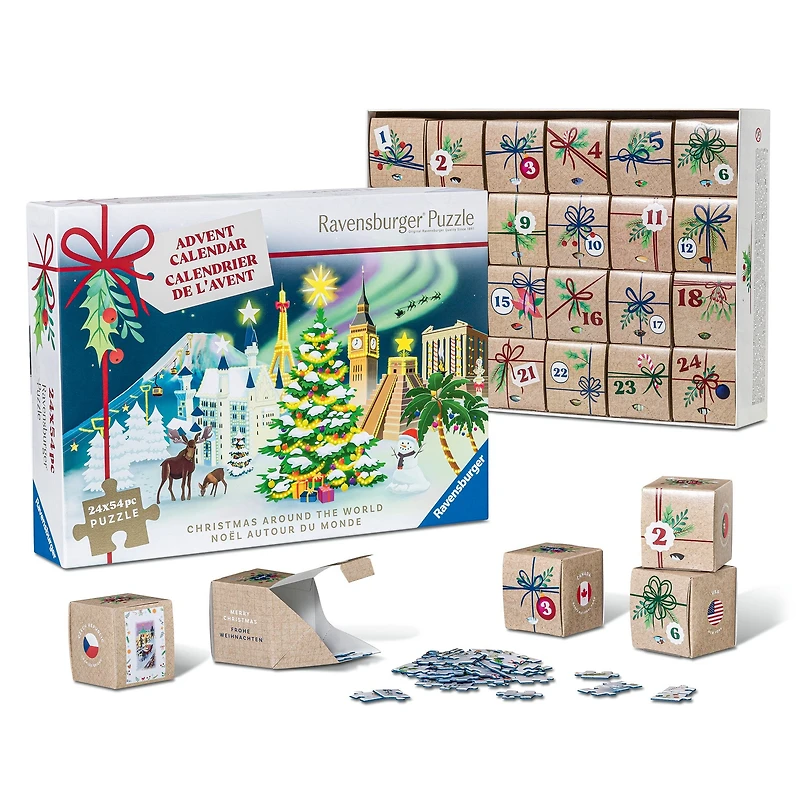 Ravensburger Advent Calendar 24 Mini 54 Piece Puzzles