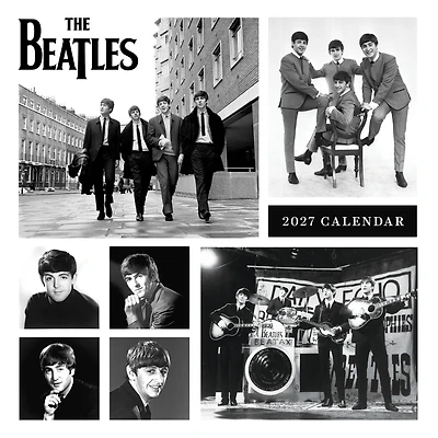 The Beatles: In Black & White 2027 Wall Calendar - Online Only