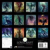 Lovecraft: Illustrated By Jason Engle 2026 Wall Calendar - Online Only