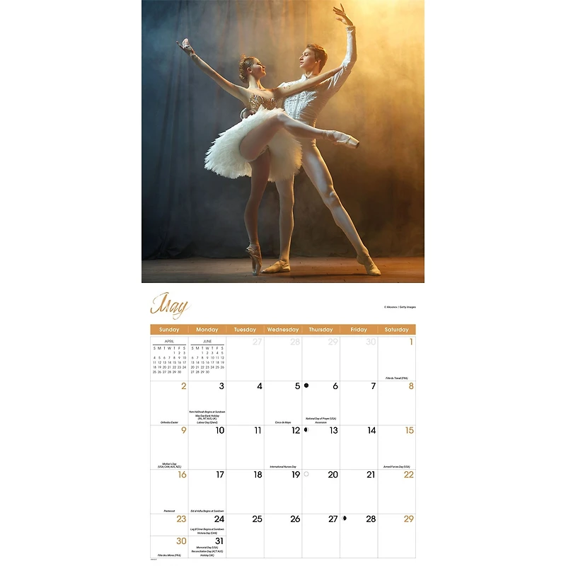 Ballet 2027 Wall Calendar