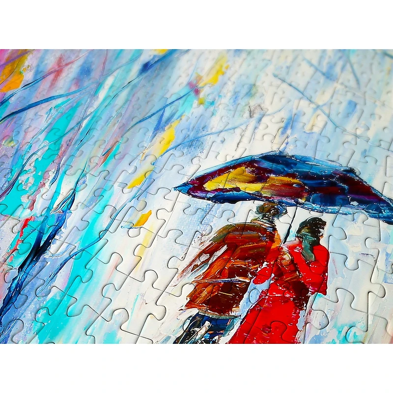 Rainy Love 1000 Piece Puzzle - Online Only