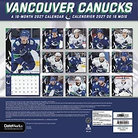 NHL Vancouver Canucks 2027 Wall Calendar