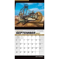 Heavy Equipment 2027 Wall Calendar