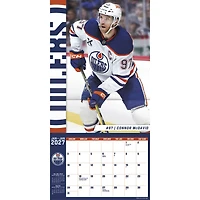 NHL Edmonton Oilers 2027 Wall Calendar