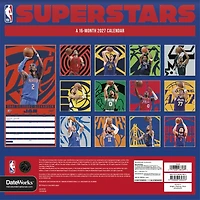 NBA Superstars 2027 Wall Calendar