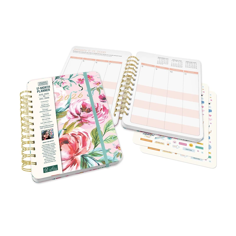 Bella Flora Do It All 2025-2026 Planner Calendar