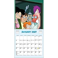 Futurama 2027 Wall Calendar