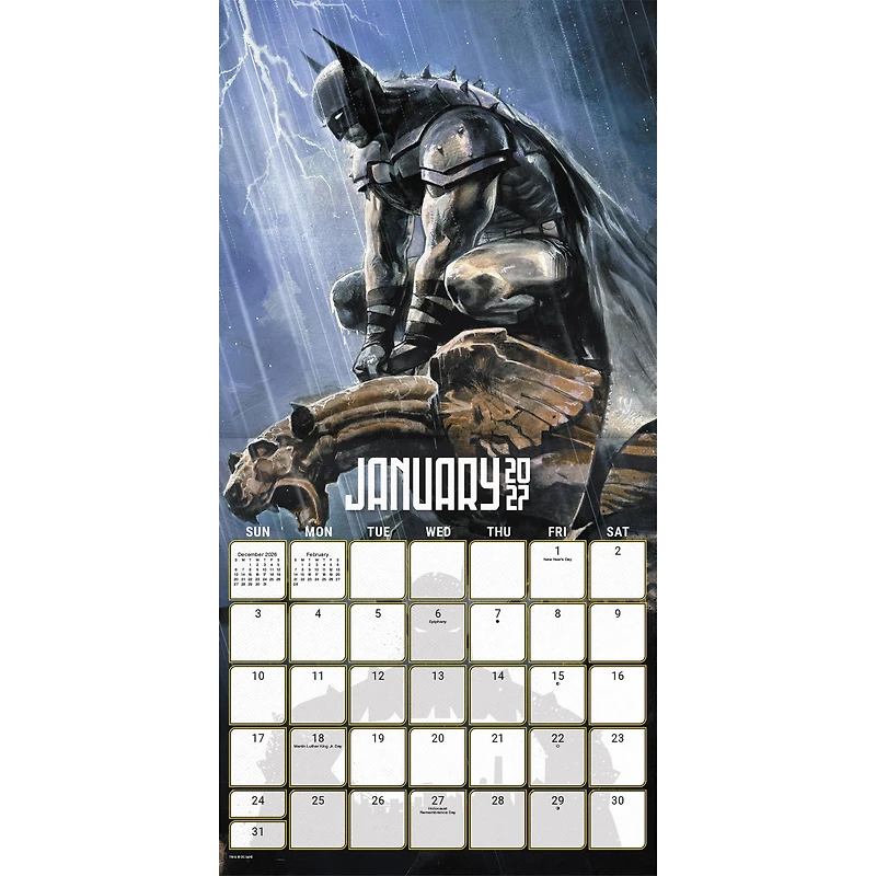 The Batman - Comic 2027 Wall Calendar
