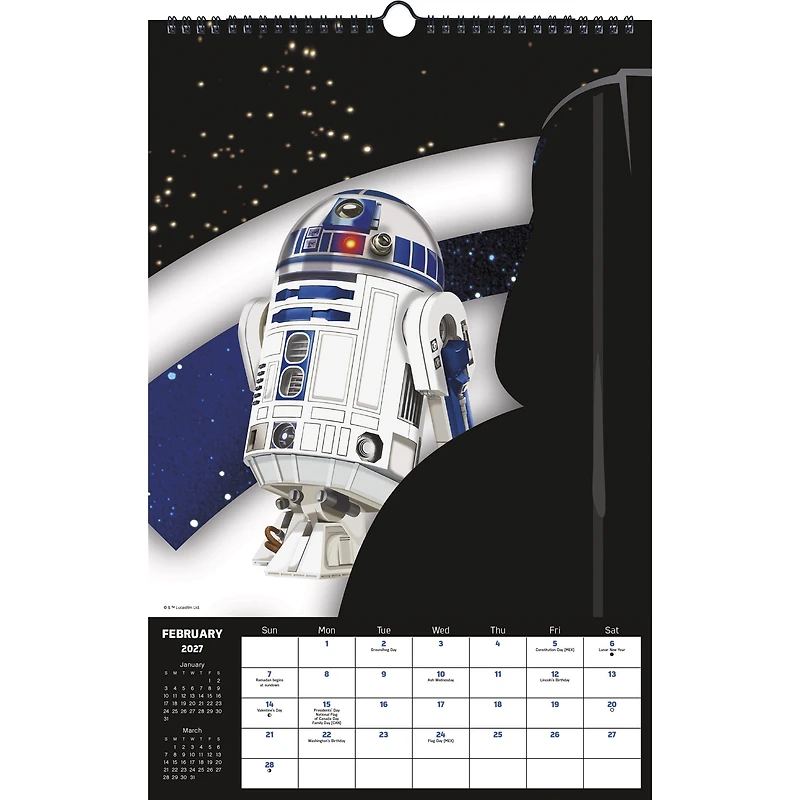 Star Wars 2027 Poster Calendar