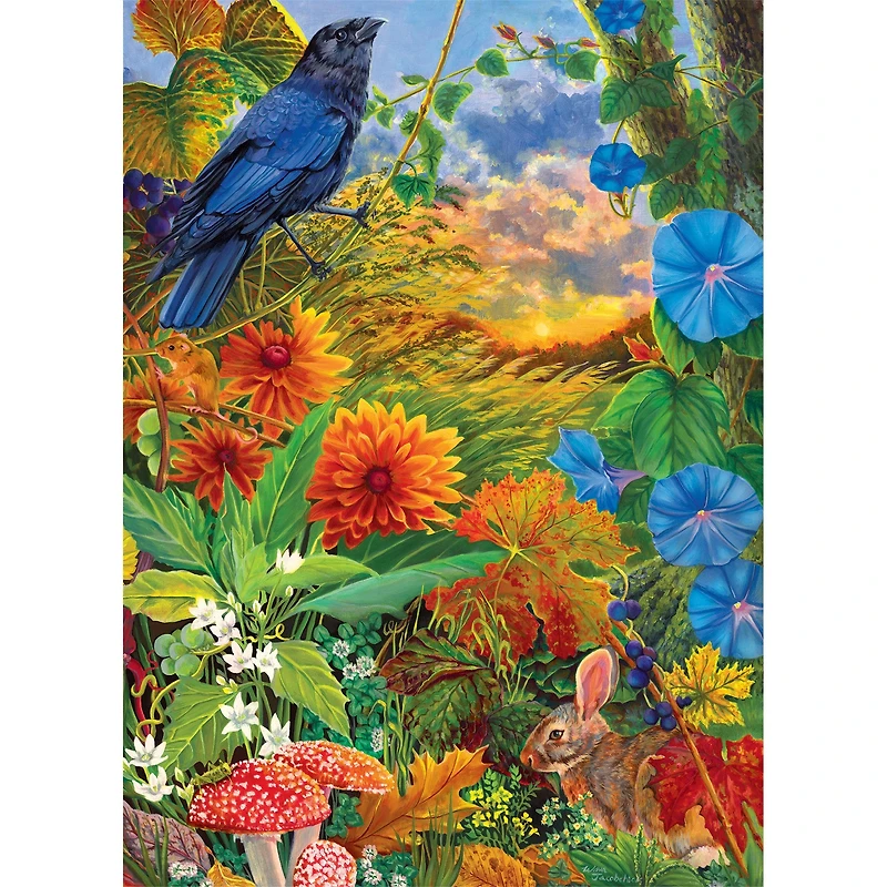 Woodland Gathering 1000 Piece Puzzle - Online Only