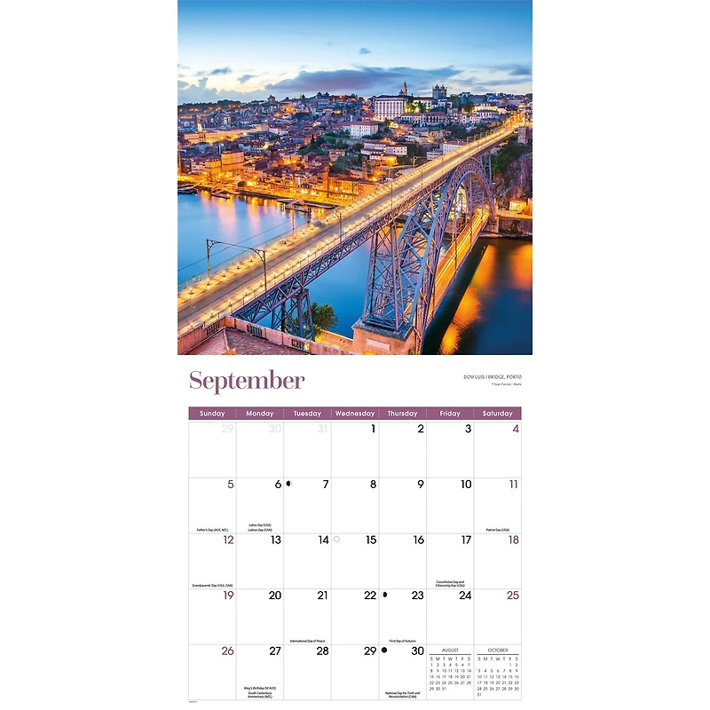 Portugal 2027 Wall Calendar