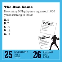 Year Of Football Trivia 2026 Box Calendar