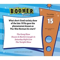 Baby Boomer Trivia 2026 Box Calendar - Online Only