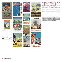 Canadian Travel Posters 2026 Wall Calendar