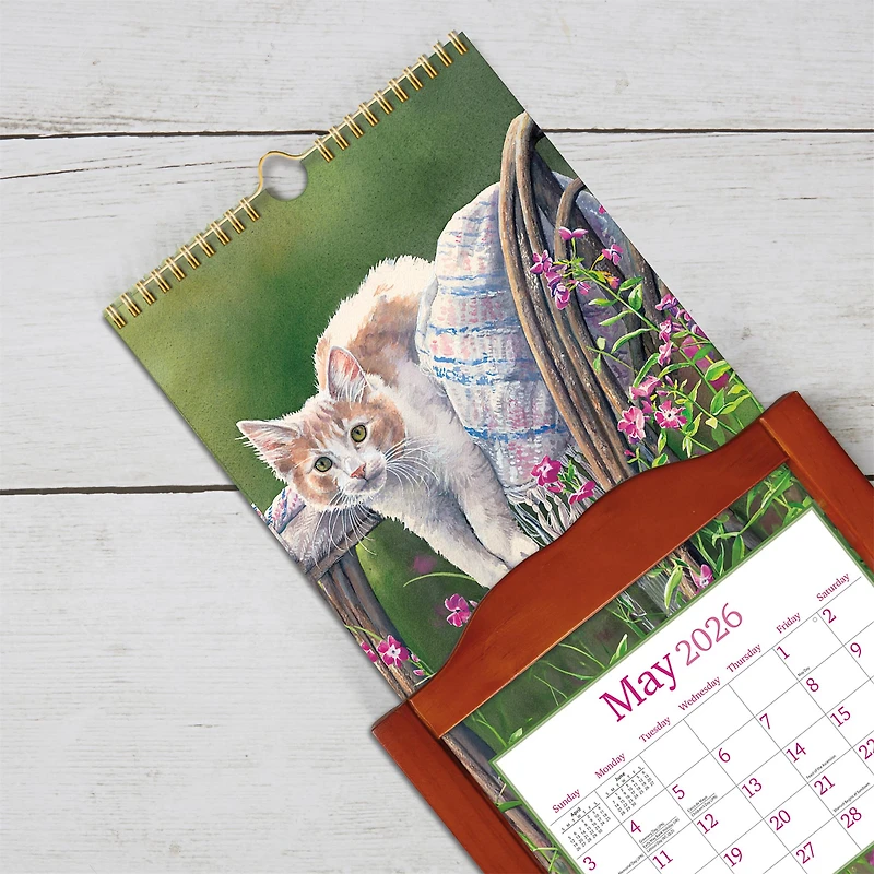 Cats In The Country 2026 Slim Calendar - Online Only