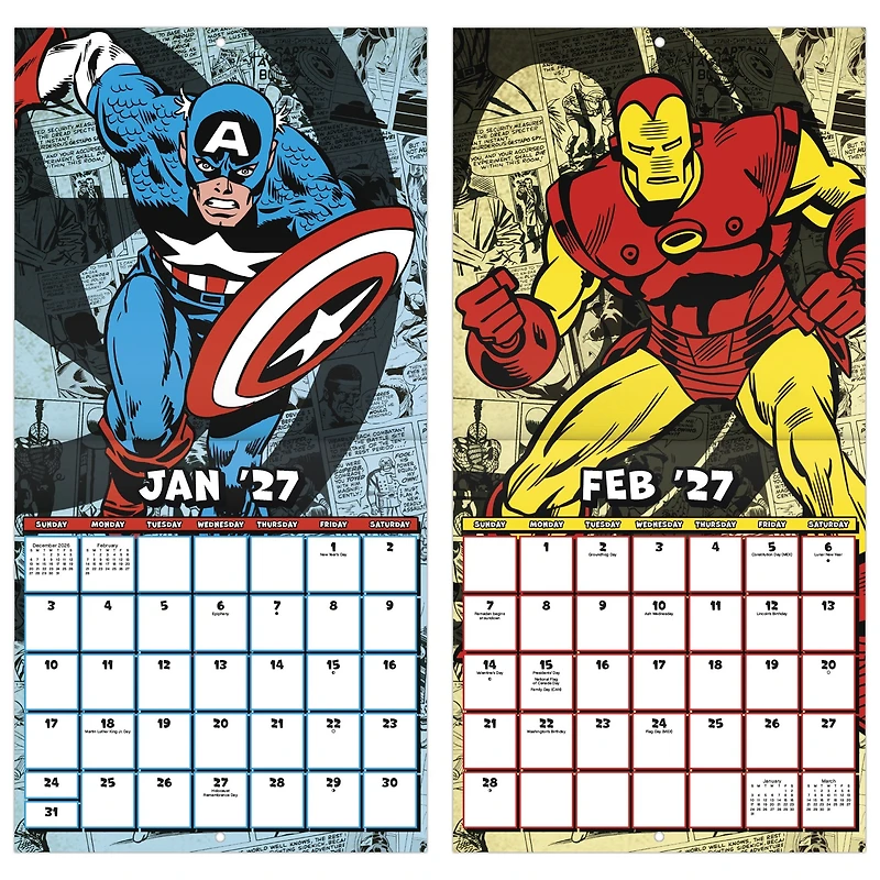 Marvel Comics 2027 Mini Calendar