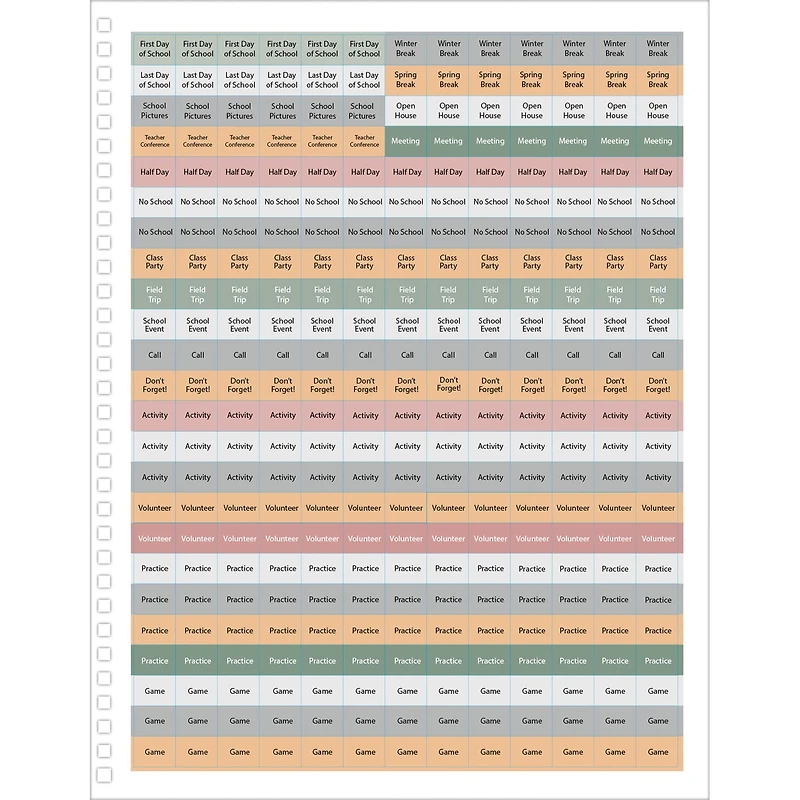 Watercolor Wonder 2025-2026 Engagement Calendar