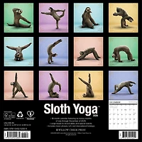 Sloth Yoga 2026 Wall Calendar