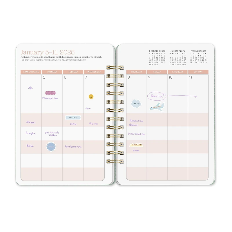 Fruit And Flora Do It All 2025-2026 Planner Calendar - Online Only