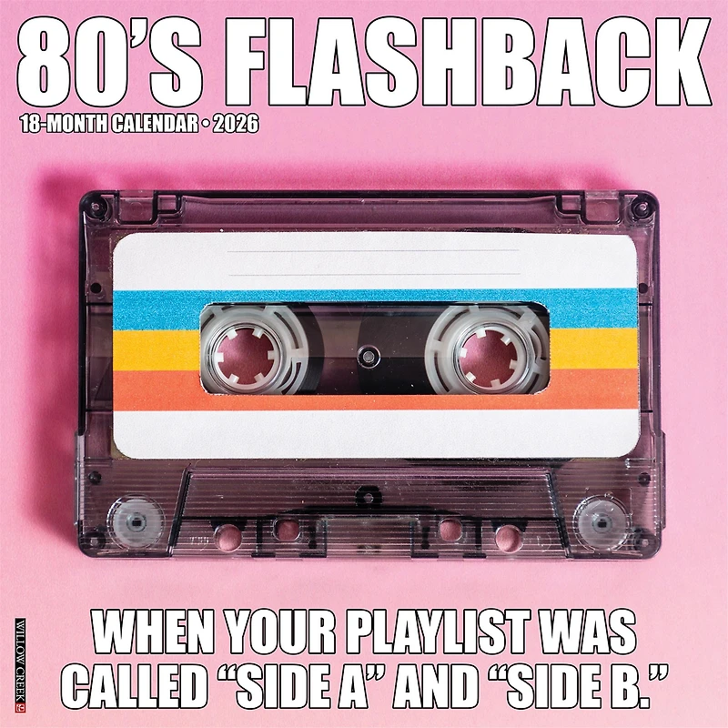 80S Flashback 2026 Wall Calendar - Online Only