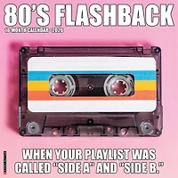 80S Flashback 2026 Wall Calendar - Online Only