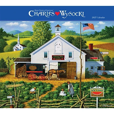 Charles Wysocki Americana Deluxe 2027 Wall Calendar