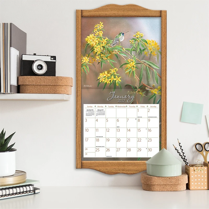 Hummingbirds 2027 Wall Calendar - Online Only