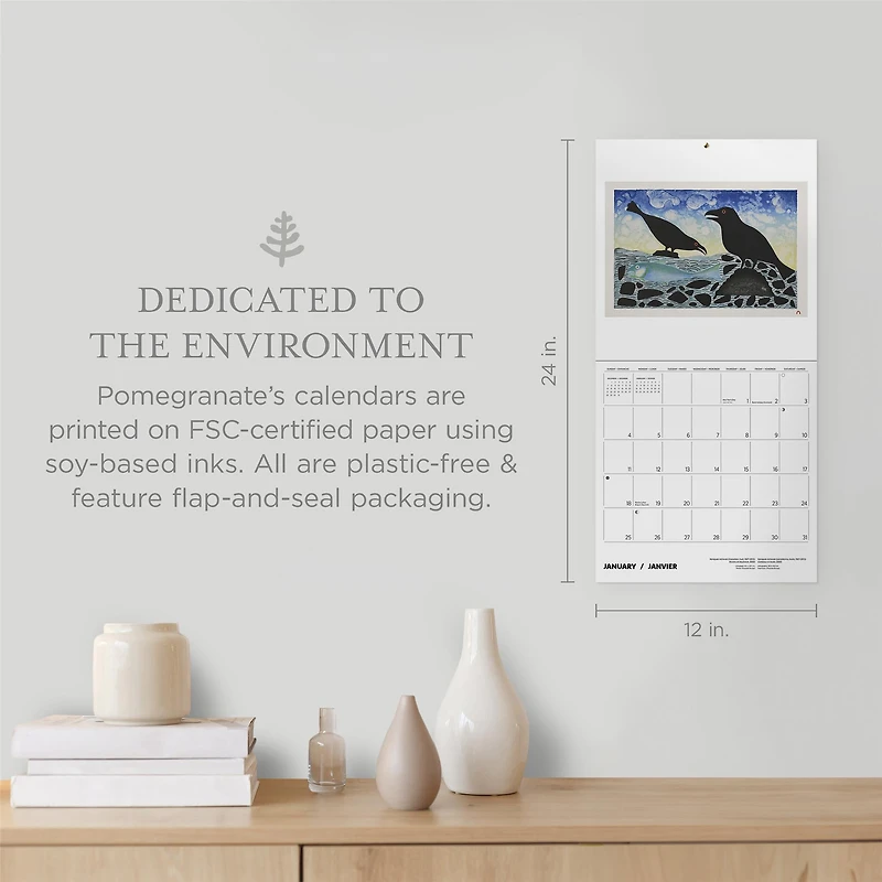 Kenojuak Ashevak 2026 Wall Calendar