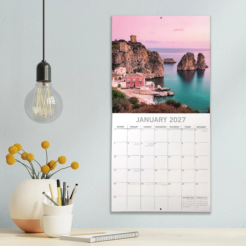 Mediterranean 2027 Wall Calendar