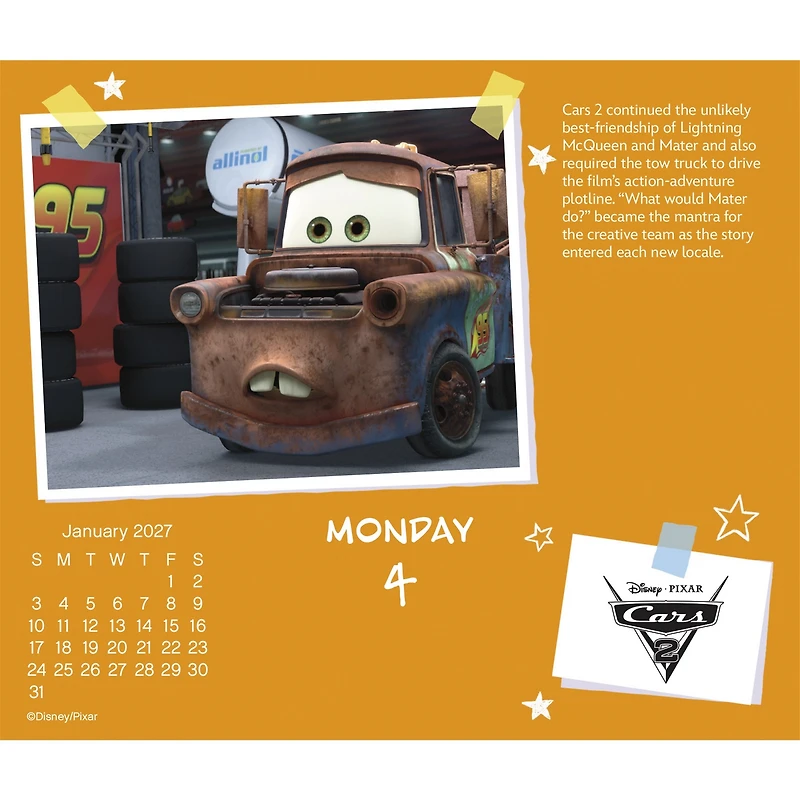 Disney Pixar 2027 Box Calendar - Online Only