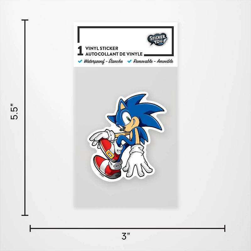 Sonic (Classic) Vinyl Sticker