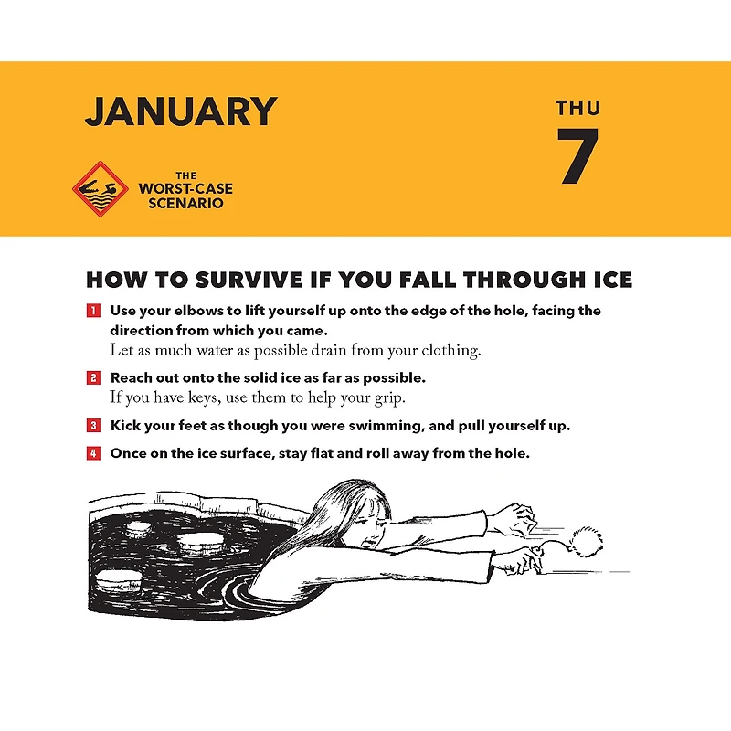 Worst Case Scenario Survival 2027 Box Calendar