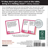 Keep Calm And Carry On 2026 Box Calendar