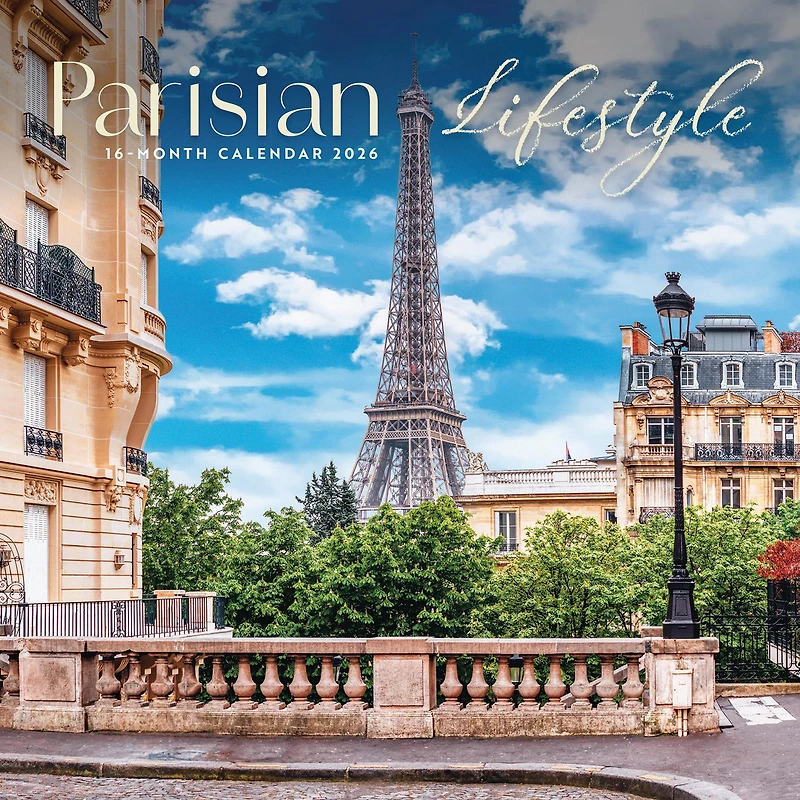 Parisian Lifestyle 2026 Wall Calendar