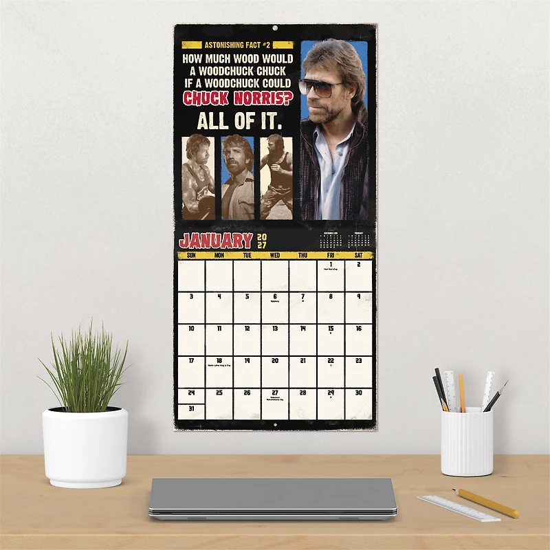 Chuck Norris 2027 Wall Calendar