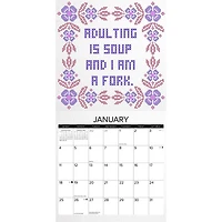 Bitchin Cross Stitchin 2026 Wall Calendar