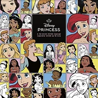 Disney Princess Bilingual 2026 Wall Calendar
